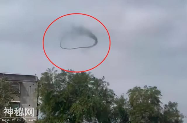 UFO出没？福建龙海上空拍到不明飞行物，黑色椭圆形，它是什么？-1.jpg
